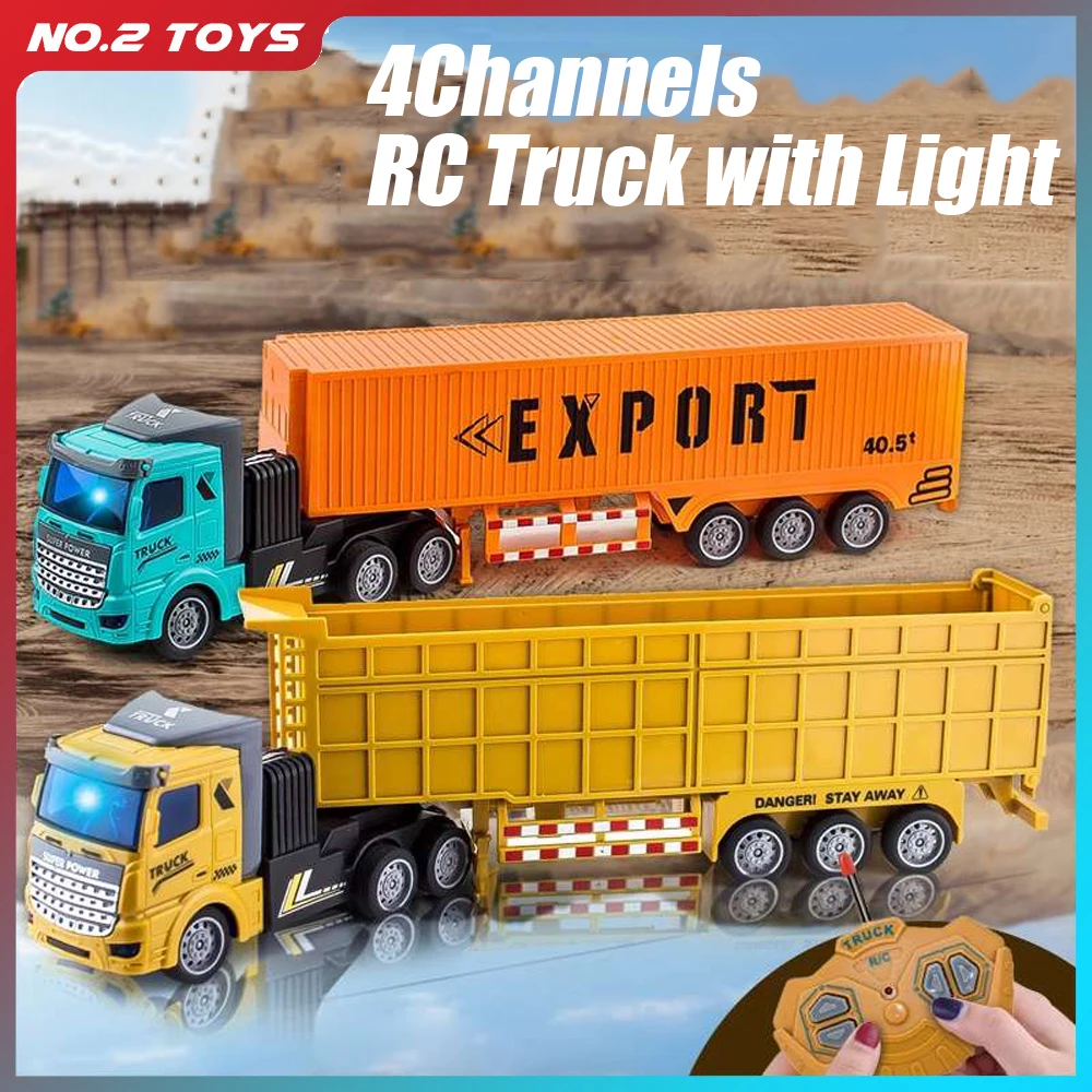 Hobby Rc Van - 1/48 RC Container Truck Toy Kids