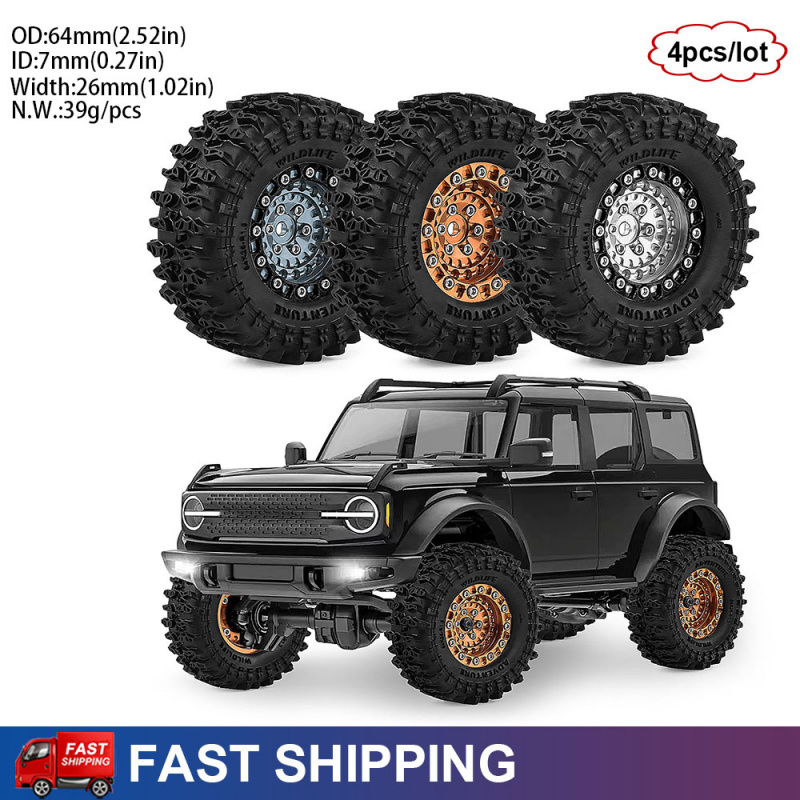 Wheel Rim Rc - 4PCS 1.3inch 64mm RC Crawler Car