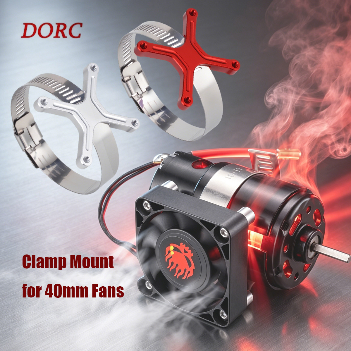 Rc Hobby Motors - Universal Adjustable Fan Mount 30-49mm Wide