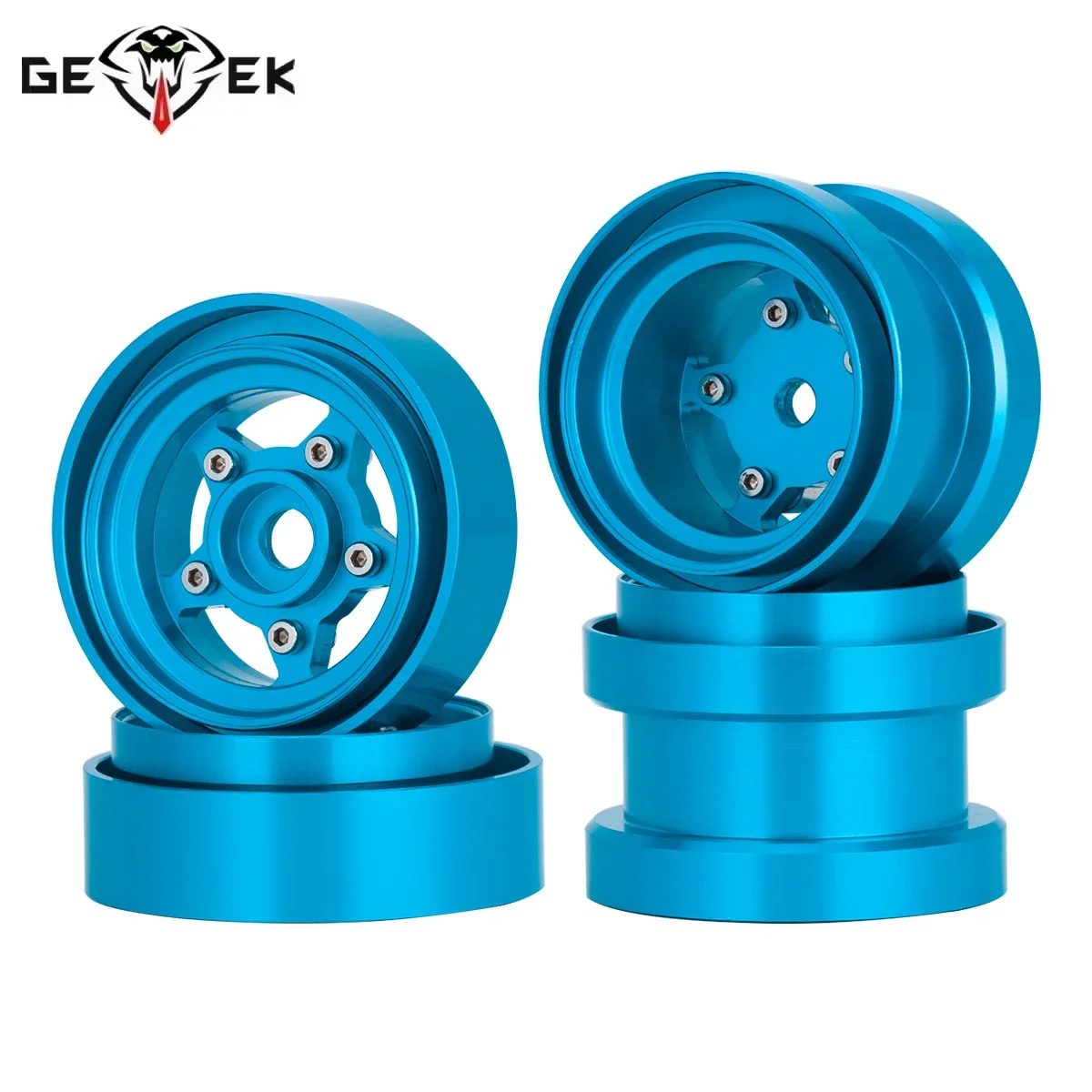 Wheel Rim Rc - Aluminum Alloy Front Rear Beadlock Wheel