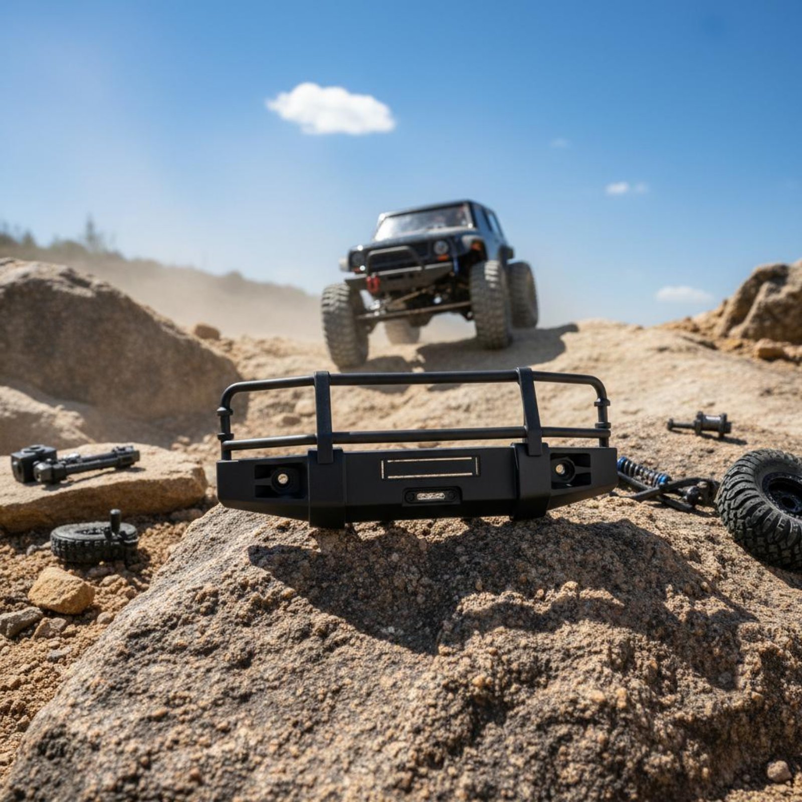 Rc Hobby Motors - RC Crawler Front Bumper Model Car