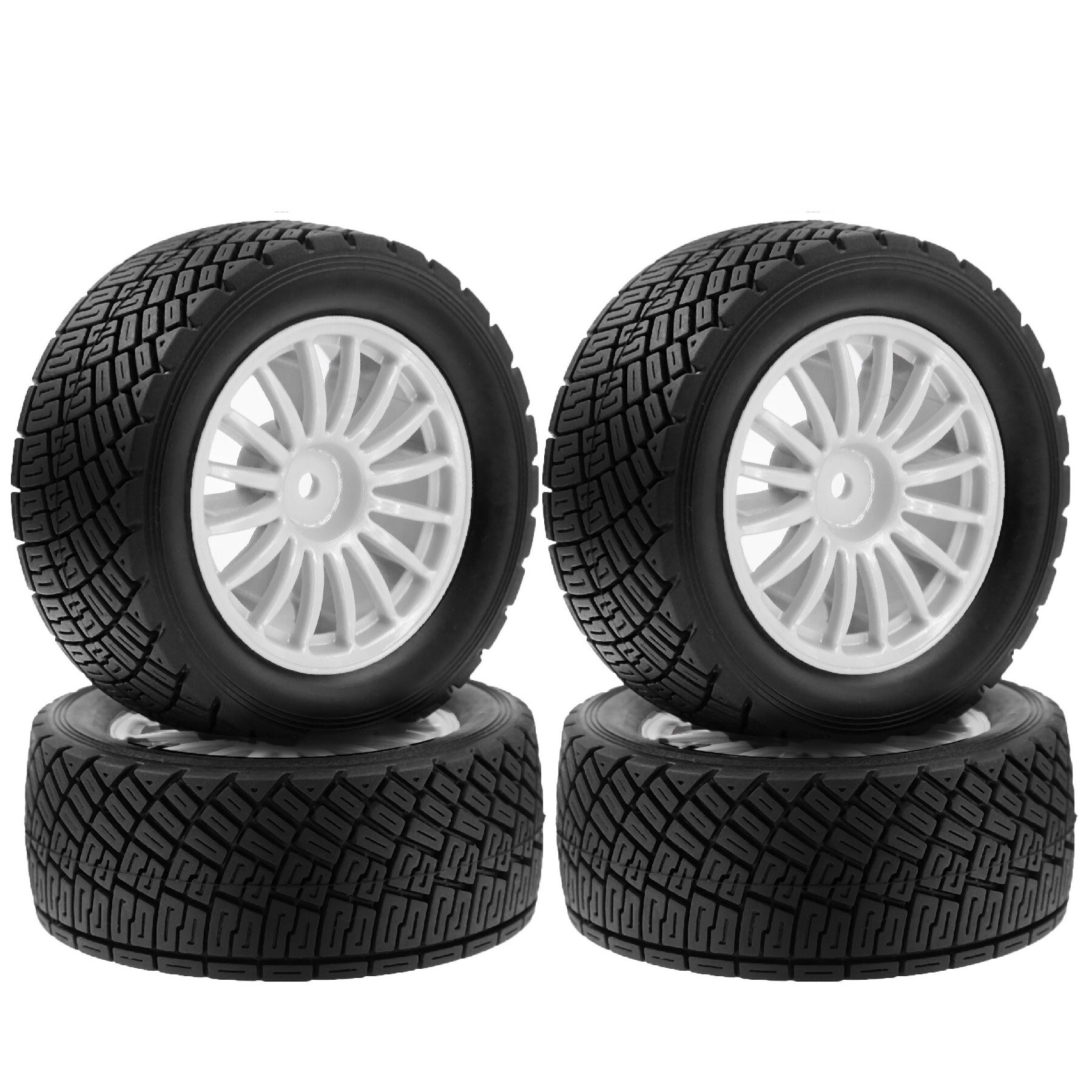 Wheel Rim Rc - 78mm 1/10 RC Rally Rubber Tires