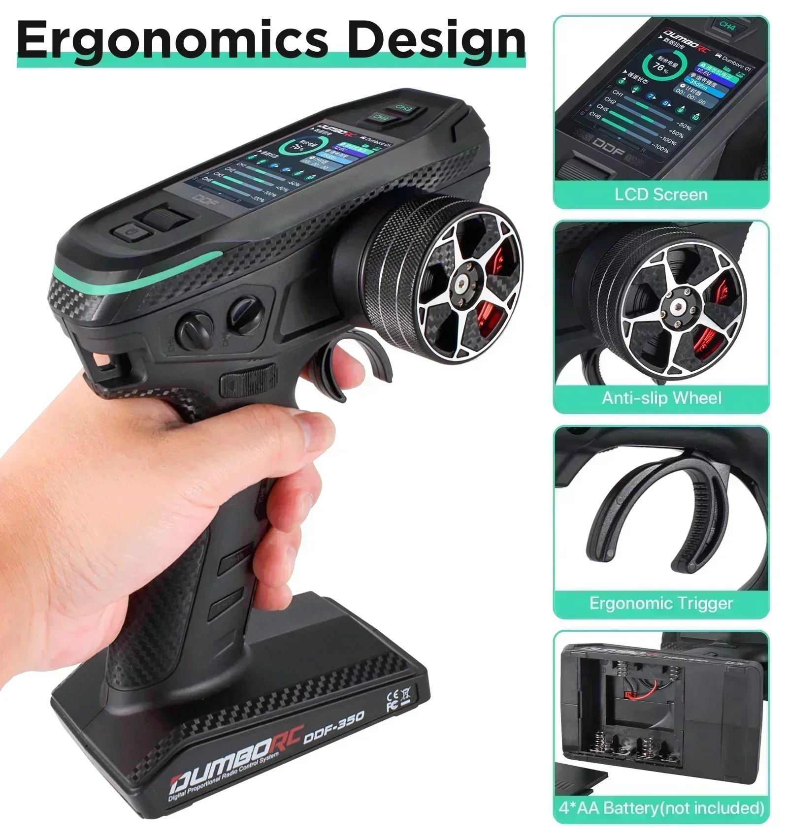 DUMBORC DDF-350 10CH RC Remote - Rc Hobby Shops ulasan dan harga