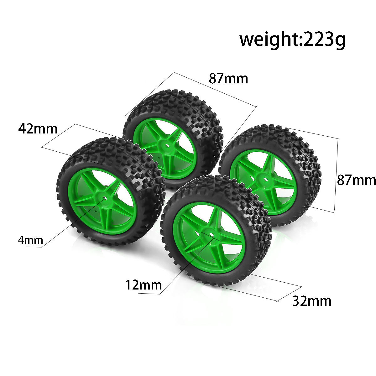 1/10 RC Off Road Tires And Whe - Wheel Rim Rc ulasan dan harga