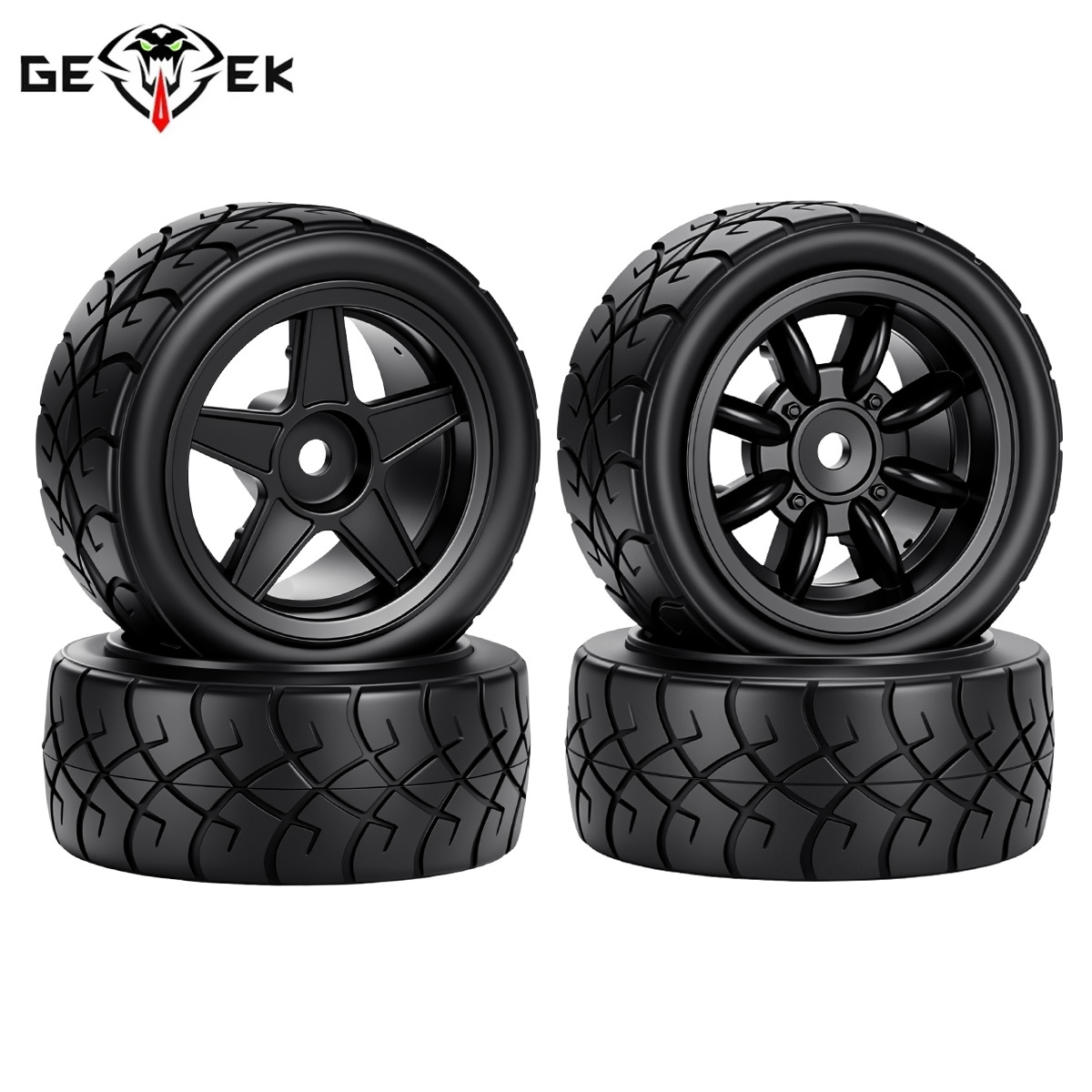 57MM Rubber Tire Plastic Wheel - Wheel Rim Rc ulasan dan harga