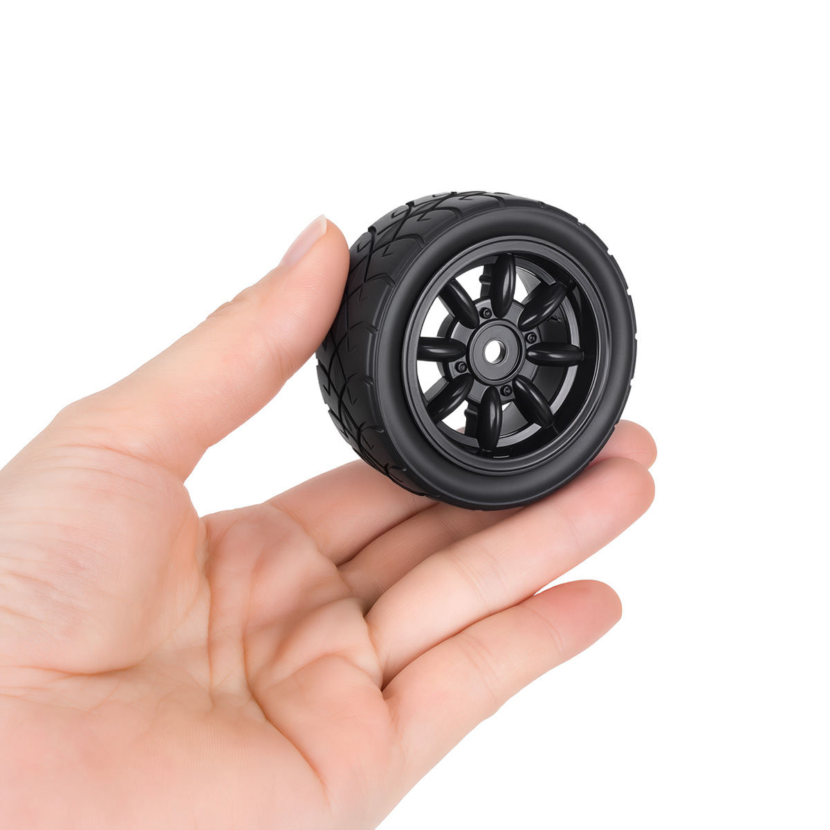57MM Rubber Tire Plastic Wheel - Wheel Rim Rc ulasan dan harga