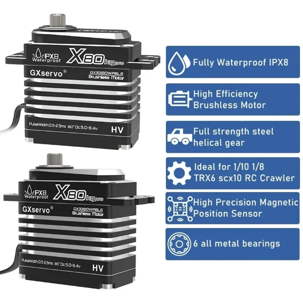 80KG Digital Servo Motor All M - Rc Hobby Motors ulasan dan harga