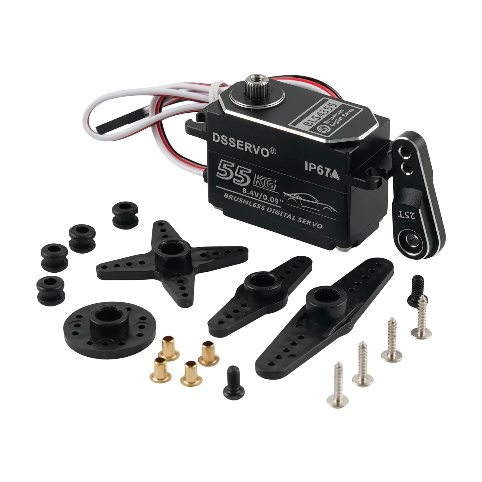 Dsservo BLS4355 55KG Low-profi - Rc Hobby Shops ulasan dan harga
