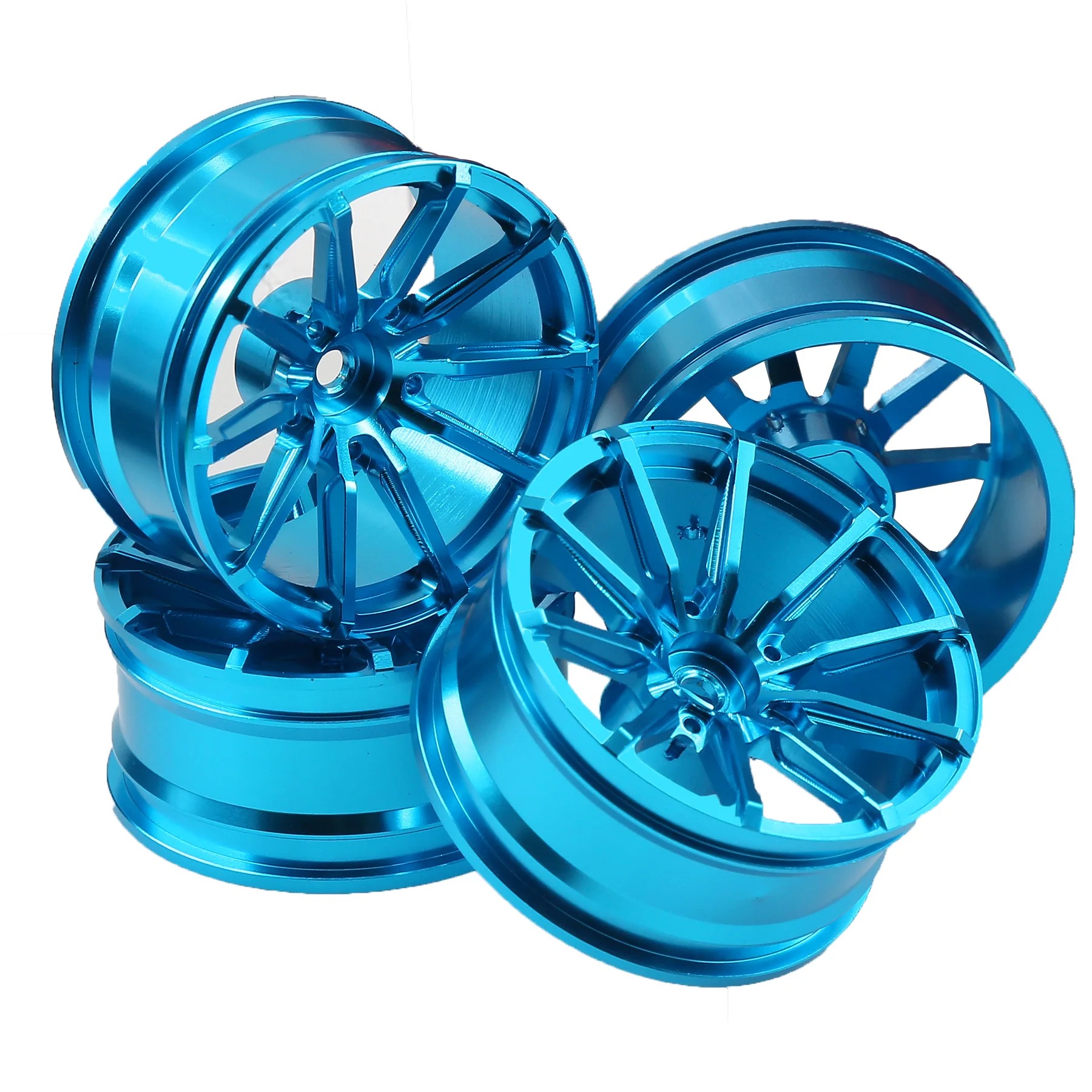 4PCS CNC Aluminum Alloy Wheel  - Wheel Rim Rc ulasan dan harga