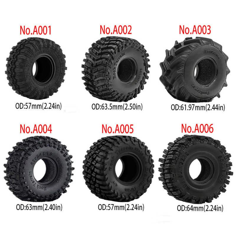 4PCS 1.0inch 57-67mm RC Crawle - Wheel Rim Rc ulasan dan harga