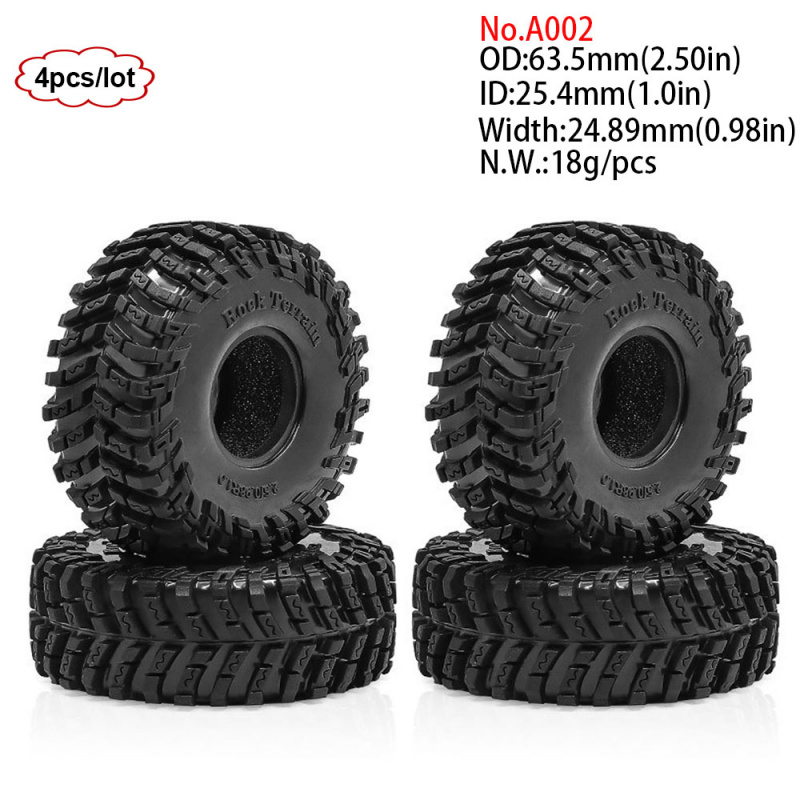 4PCS 1.0inch 57-67mm RC Crawle - Wheel Rim Rc ulasan dan harga