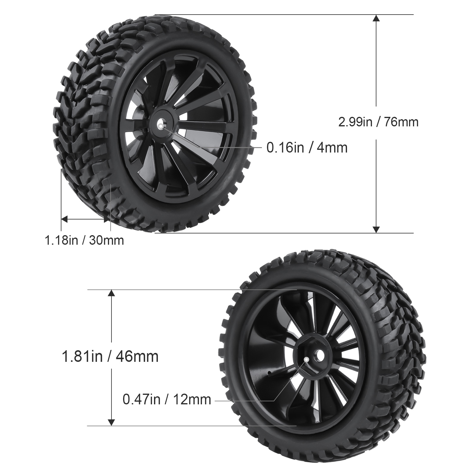 HobbyPark Outer Diameter 2.99  - Wheel Rim Rc ulasan dan harga