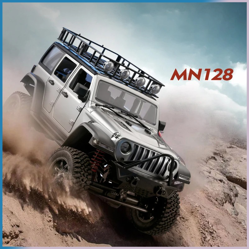 RC Crawler 4x4 Car MN128  2.4G - Rc Hobby Workbench ulasan dan harga