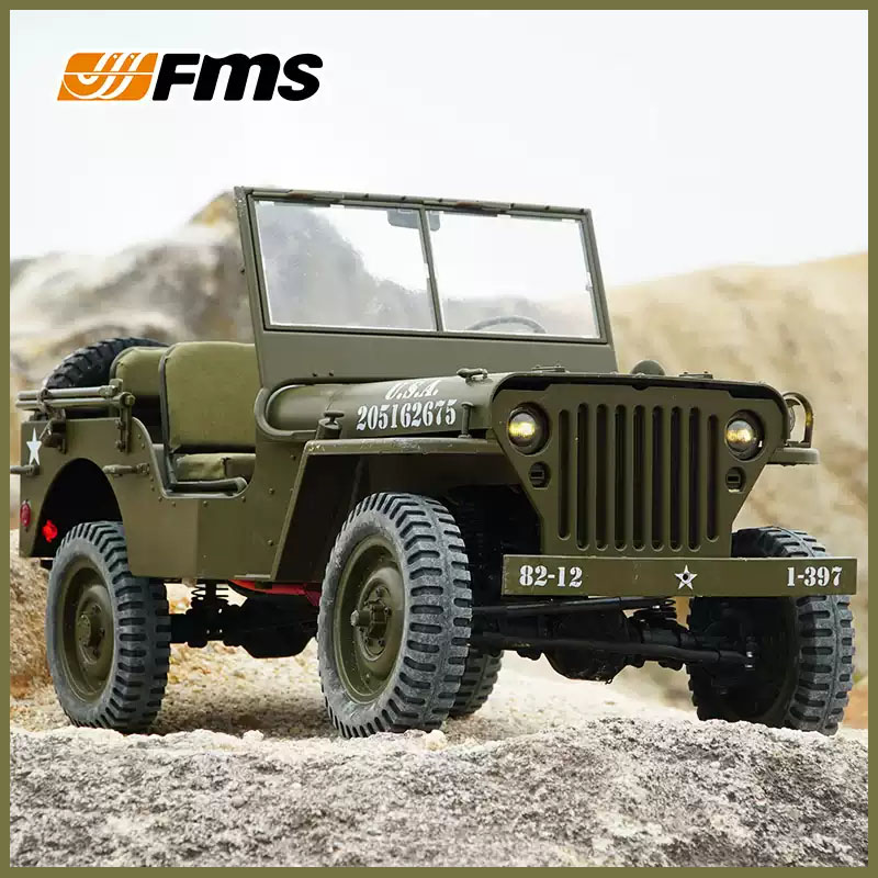FMS 1/6 Climber 1941 Willys MB - Hobby Zone Rc ulasan dan harga